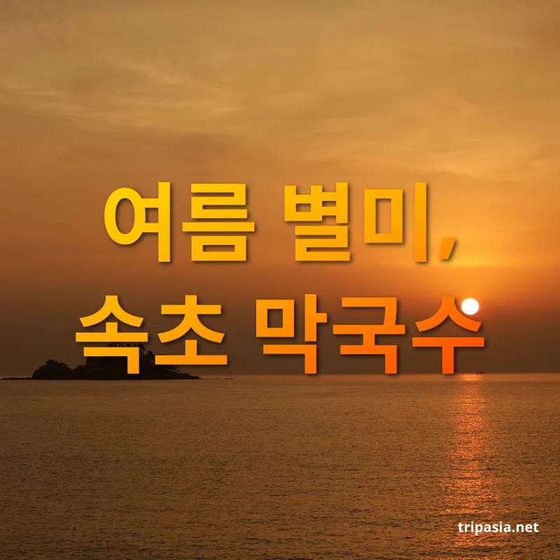 속초 맛집 - 여름 별미, 속초 막국수 속초 맛집 여름 별미, 속초 막국수 관련 이미지