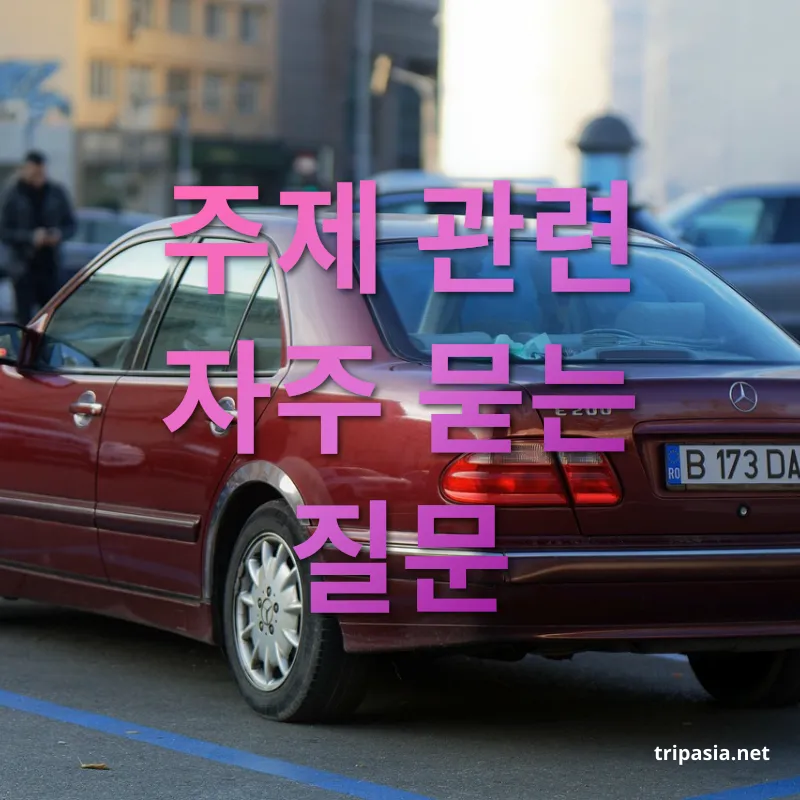 해외 렌터카 이용 - 주제 관련 자주 묻는 질문 해외 렌터카 이용 주제 관련 자주 묻는 질문 관련 이미지